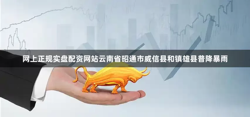 网上正规实盘配资网站云南省昭通市威信县和镇雄县普降暴雨